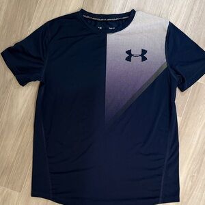 Under Armour Navy and Gray Kids Tee